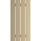 Ekena Millwork Rustic Four Board Spaced Board-n-Batten Rough Sawn Faux Wood Shutters, 23 1/2W x 48H, PR SHUBSS23X48RSPR - alternate 4